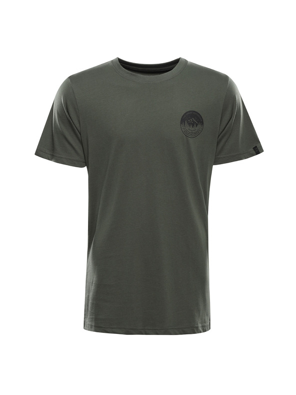 ALPINE PRO Moško majico iz organske bombaža ALPINE PRO TERMES 3 petrol varianta pb