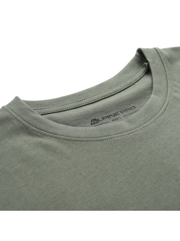 ALPINE PRO Moško majico iz organske bombaža ALPINE PRO TERMES 3 petrol varianta pb