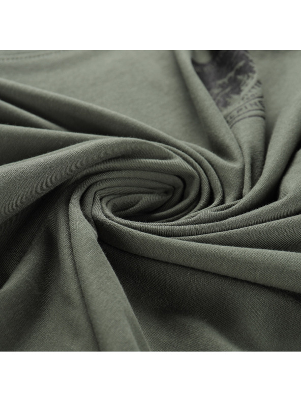 ALPINE PRO Moško majico iz organske bombaža ALPINE PRO TERMES 3 petrol varianta pb