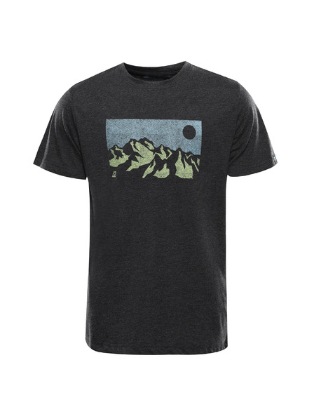 ALPINE PRO Moško majico z obdelavo cool-dry ALPINE PRO GREM 2 black varianta pd