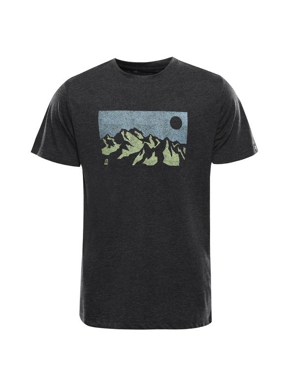 ALPINE PRO Moško majico z obdelavo cool-dry ALPINE PRO GREM 2 black varianta pd