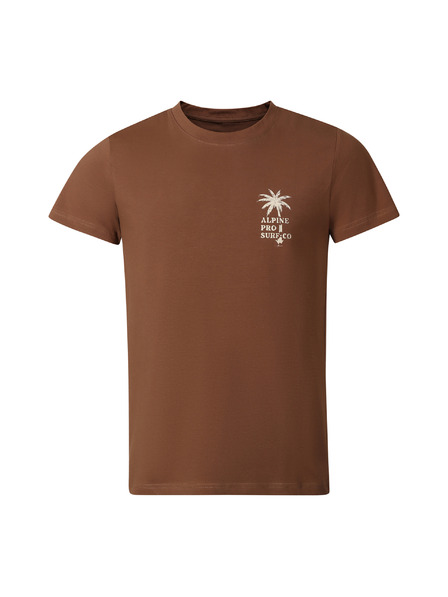 ALPINE PRO Moško bombažno majico ALPINE PRO SUMEK bison varianta pb