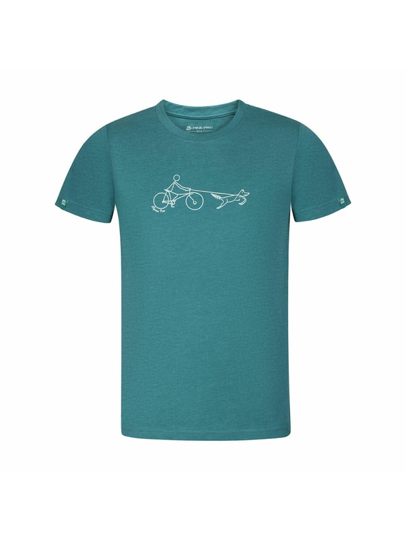 ALPINE PRO Moška majica iz nemečkajočega materiala ALPINE PRO NOGER deep lake varianta pa