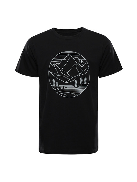 ALPINE PRO Moška bombažna majica ALPINE PRO MOROL black varianta pc