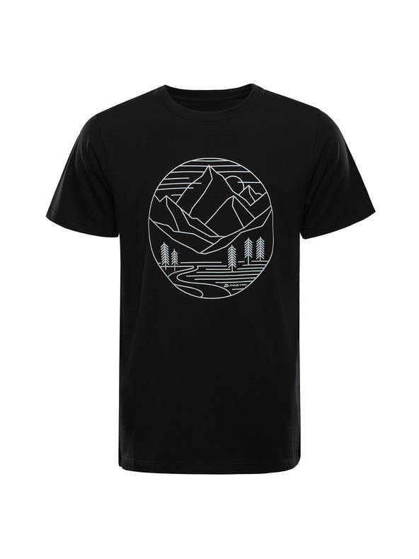 ALPINE PRO Moška bombažna majica ALPINE PRO MOROL black varianta pc