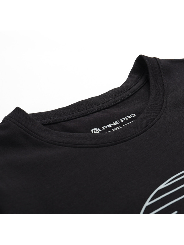 ALPINE PRO Moška bombažna majica ALPINE PRO MOROL black varianta pc