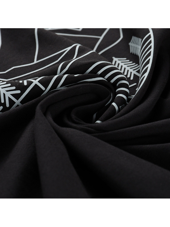 ALPINE PRO Moška bombažna majica ALPINE PRO MOROL black varianta pc