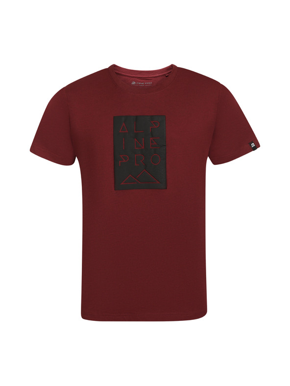 ALPINE PRO Moško majico iz nemečkajočega materiala ALPINE PRO NOGER winetasting varianta pb
