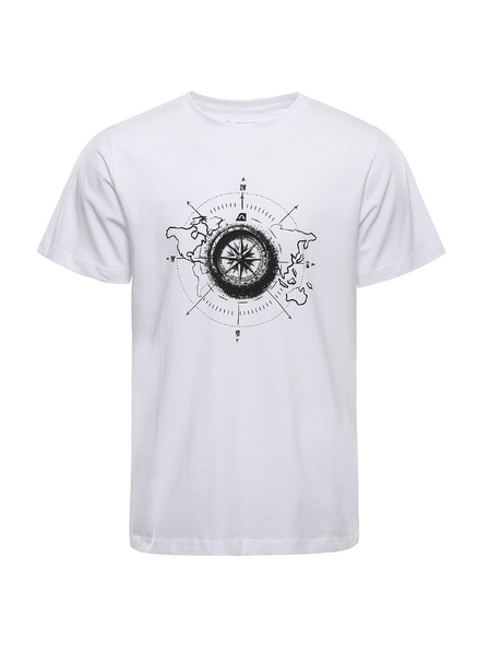 ALPINE PRO Moško bombažno majico ALPINE PRO MOROL white varianta pa