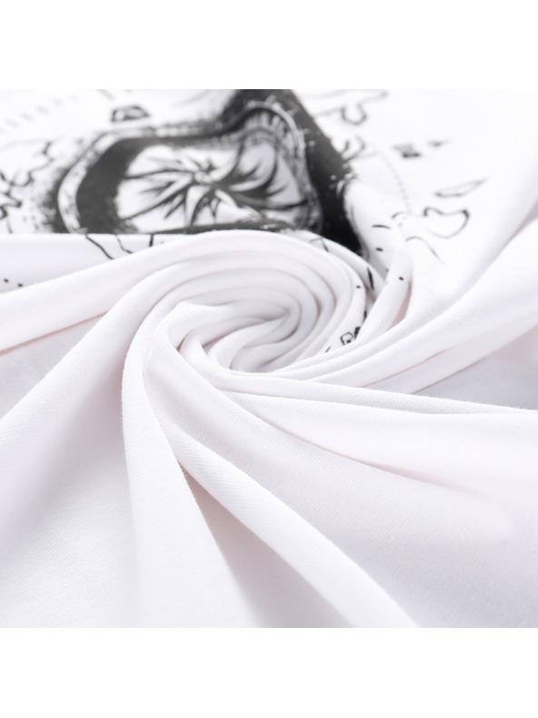 ALPINE PRO Moško bombažno majico ALPINE PRO MOROL white varianta pa