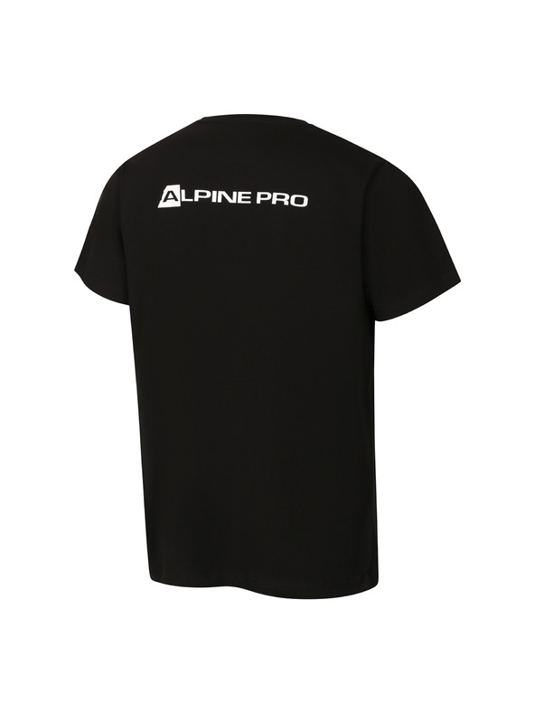 ALPINE PRO Moško bombažno majico s fino bombažno ALPINE PRO FRAB black varianta pb