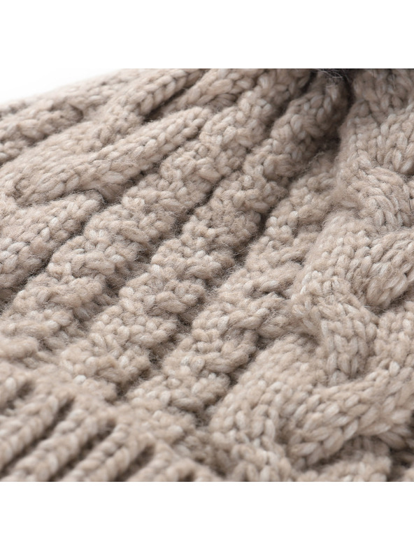 ALPINE PRO Zimska kapa z cofom ALPINE PRO ORGE moonbeam