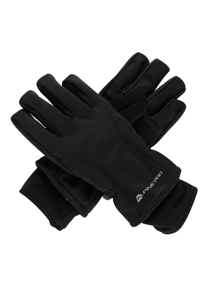 ALPINE PRO Smučarske softshell rokavice ALPINE PRO KAHUG black