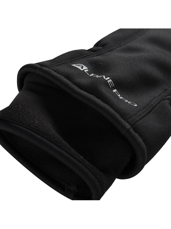 ALPINE PRO Smučarske softshell rokavice ALPINE PRO KAHUG black