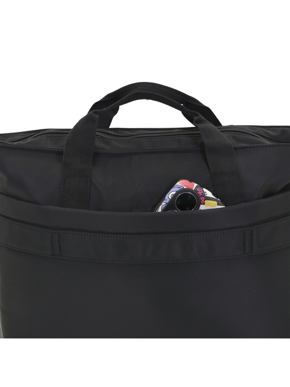 ALPINE PRO Ročna torba z ročaji in čez ramo ALPINE PRO NEWE črna