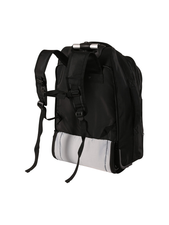 ALPINE PRO Potovalni nahrbtnik s kolesi 39x57x20 cm ALPINE PRO TRGE črna