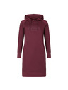 NAX Ženska bombažna obleka nax NAX OKERA mauve wine