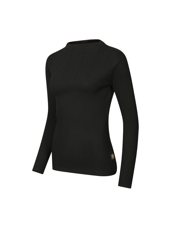 NAX Ženska majica iz organske bombažne nax NAX KIRDA black