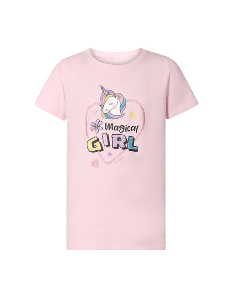 NAX Otroška bombažna majica nax NAX WERVO light lilac