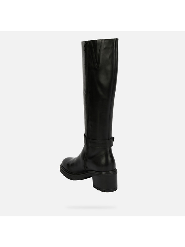 Geox Črni ženski škornji Geox Damiana