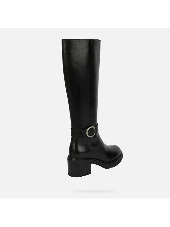 Geox Črni ženski škornji Geox Damiana