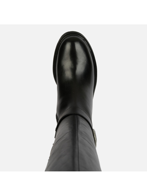 Geox Črni ženski škornji Geox Damiana