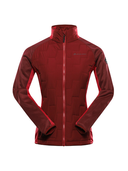 ALPINE PRO Ženska jopa z merino polnilom ALPINE PRO JORWA merlot