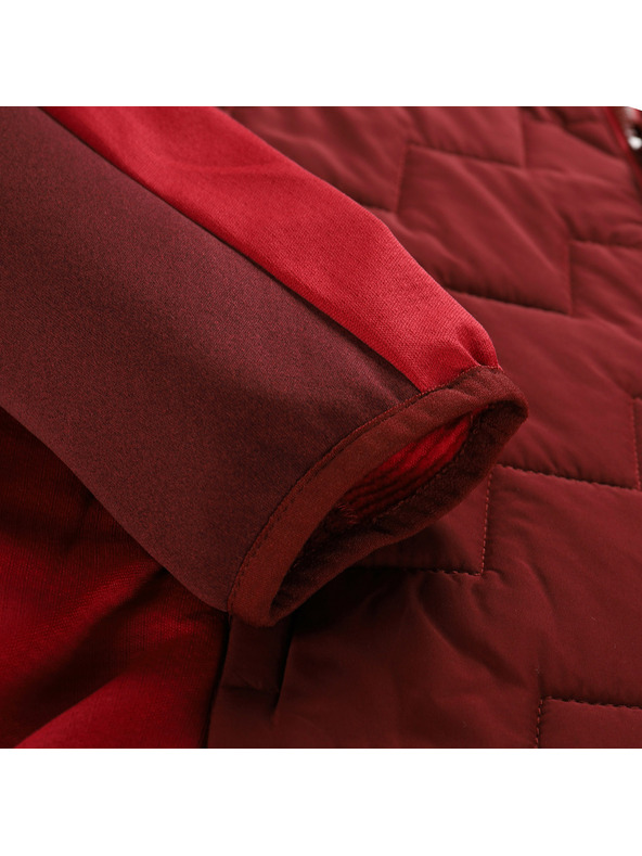 ALPINE PRO Ženska jopa z merino polnilom ALPINE PRO JORWA merlot