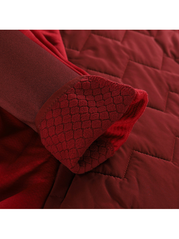 ALPINE PRO Ženska jopa z merino polnilom ALPINE PRO JORWA merlot