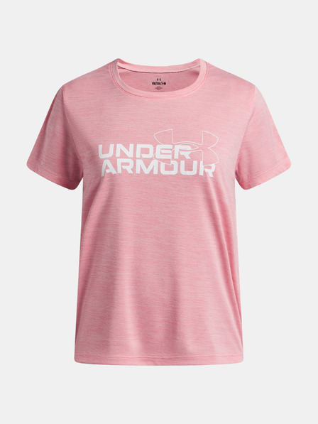 Under Armour Dekliška majica Under Armour UA TECH TWIST WDMK LOGO SS-PNK