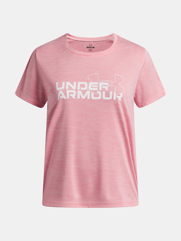 Under Armour Dekliška majica Under Armour UA TECH TWIST WDMK LOGO SS-PNK