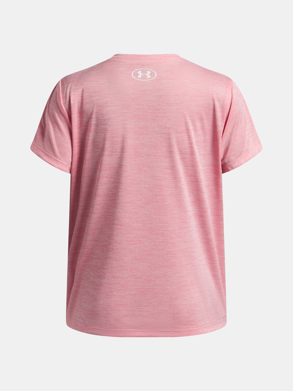 Under Armour Dekliška majica Under Armour UA TECH TWIST WDMK LOGO SS-PNK