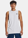 Under Armour Moška majica brez rokavov Under Armour UA LEFT CHEST CUT OFF TANK-WHT