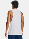 Under Armour Moška majica brez rokavov Under Armour UA LEFT CHEST CUT OFF TANK-WHT
