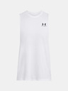Under Armour Moška majica brez rokavov Under Armour UA LEFT CHEST CUT OFF TANK-WHT