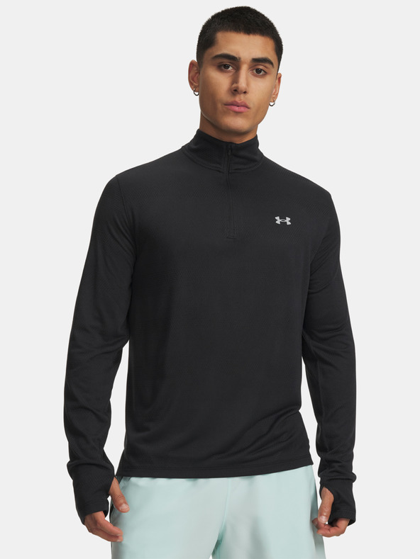 Under Armour Moška majica Under Armour UA Velociti 1/4 Zip-BLK