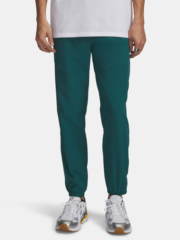 Under Armour Moške spodnji del trenirke Under Armour UA Vibe Woven Jogger-GRN