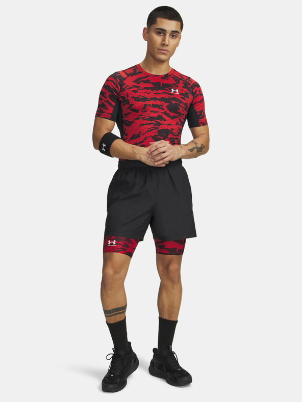 Under Armour Moške kratke hlače Under Armour UA HG Printed Lng Short-BLK