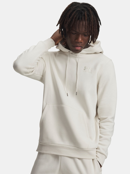 Under Armour Moški pulover  Under Armour UA Icon Fleece Hoodie-WHT
