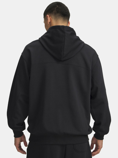 Under Armour Moški pulover  Under Armour UA Rival LW Graphic Hoodie-BLK