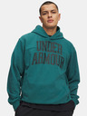 Under Armour Moški pulover  Under Armour UA Rival LW Graphic Hoodie-GRN