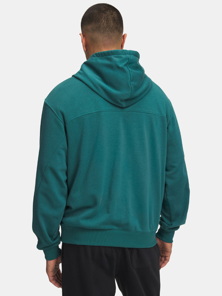 Under Armour Moški pulover  Under Armour UA Rival LW Graphic Hoodie-GRN