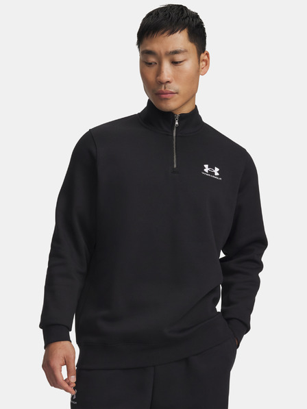Under Armour Moški pulover  Under Armour UA Icon Fleece 1/4 Zip-BLK