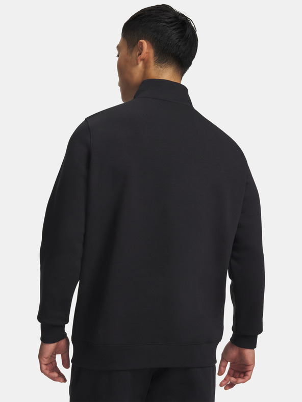 Under Armour Moški pulover  Under Armour UA Icon Fleece 1/4 Zip-BLK