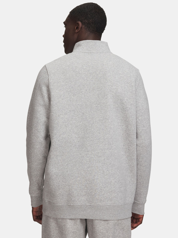 Under Armour Moški pulover  Under Armour UA Icon Fleece 1/4 Zip-GRY