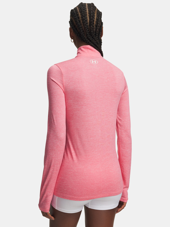 Under Armour Ženska majica Under Armour Tech 1/2 Zip- Twist-PNK