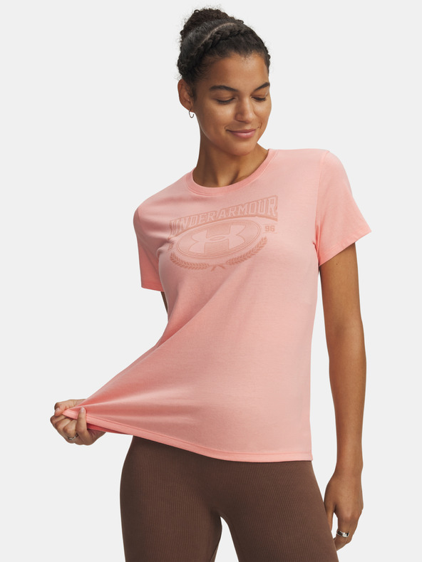 Under Armour Ženska majica Under Armour UA W VARSITY SS-PNK