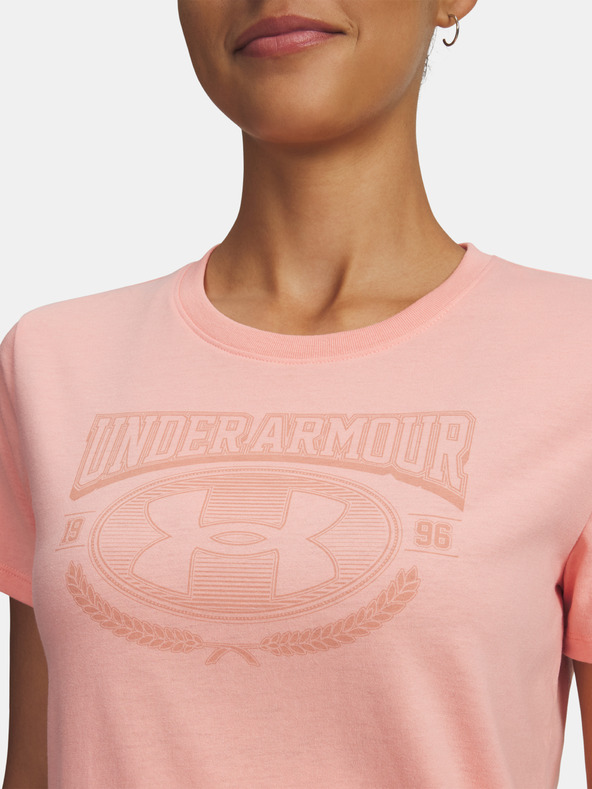 Under Armour Ženska majica Under Armour UA W VARSITY SS-PNK
