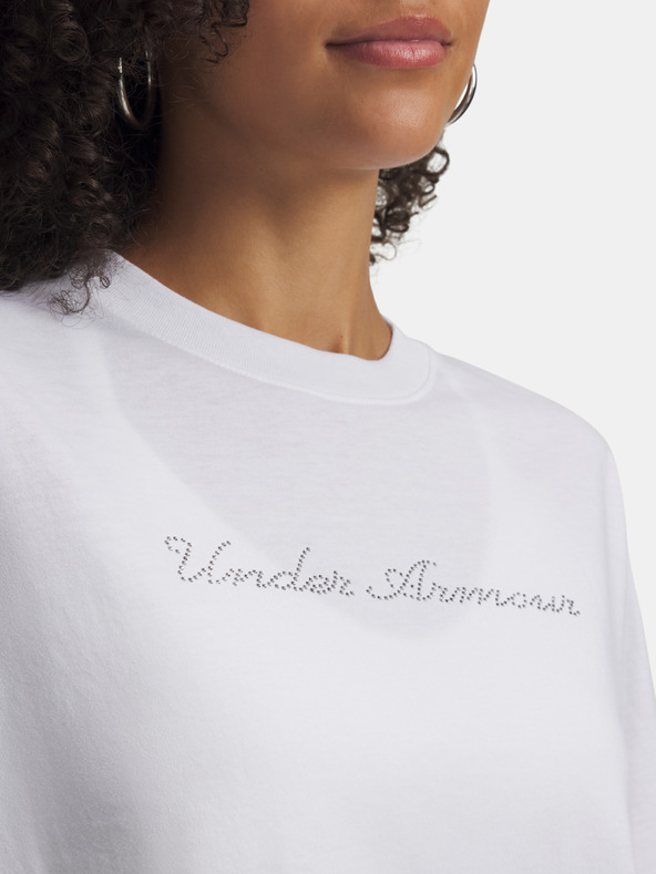 Under Armour Ženska majica Under Armour UA W WM CROP SS-WHT