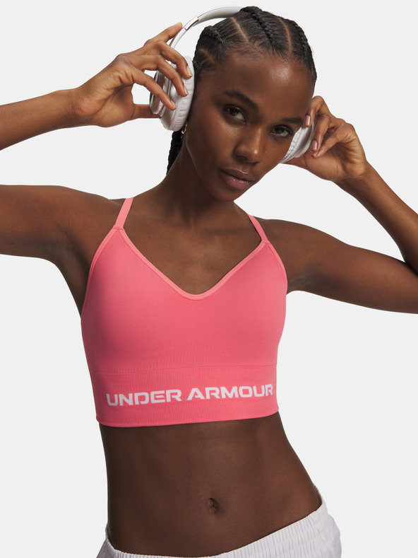 Under Armour Ženski nedrček  Under Armour Vanish Seamless Low Bra-PNK